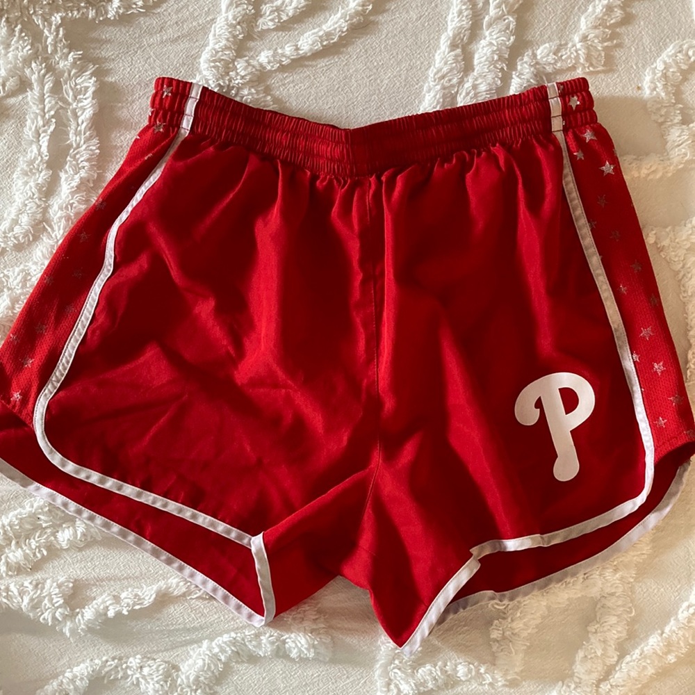 Pink Phillies Jogging Shorts